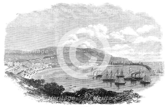 Prince Arthur's visit to the Isle of Man: Port Erin, 1869. Creator: Unknown.