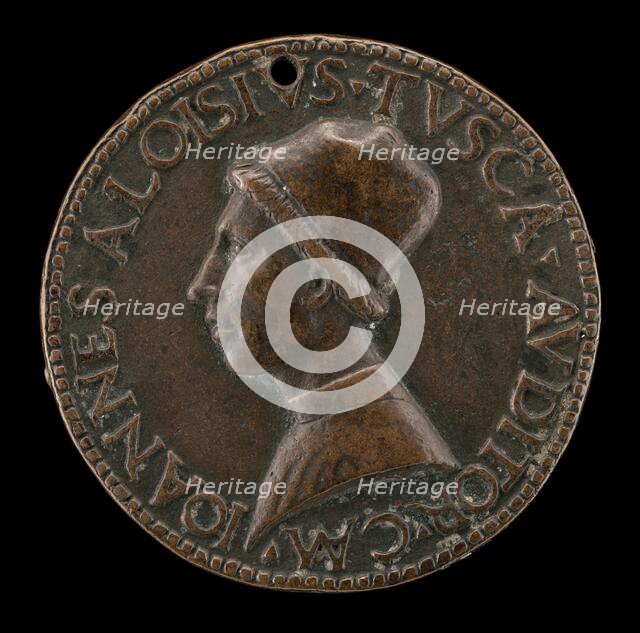 Giovanni Alvise Toscani, c. 1450-1478, Milanese Jurisconsult, Consistorial Advocate...[obverse]. Creator: Lysippus Junior.