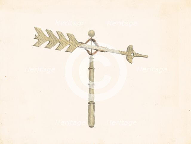 Weather Vane, c. 1939. Creator: Frank Eiseman.