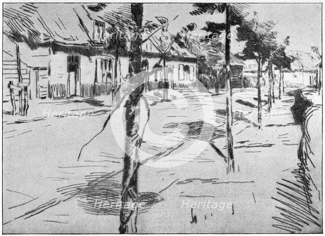 'La Route Zélandaise', 1898.Artist: Albert Baertsoen