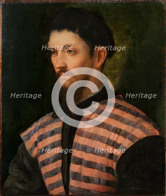 Portrait of a Gentleman, 1543-1544. Creator: Romanino, Gerolamo (1485/6-1566).