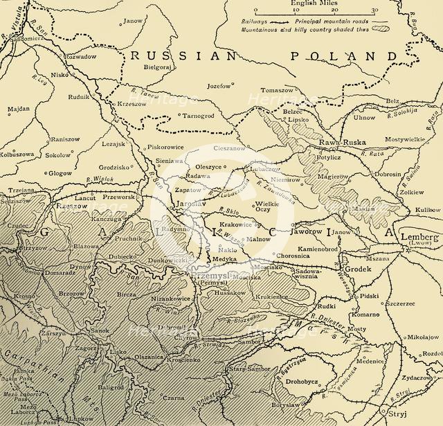 'The Galician Campaign', First World War, c1915, (c1920). Creator: Unknown.