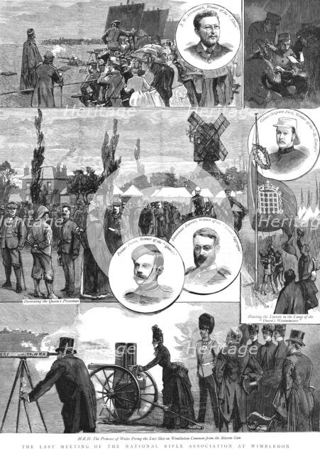 ''The Last Meeting of the National Rifle Association at Wimbledon', 1888. Creator: Unknown.