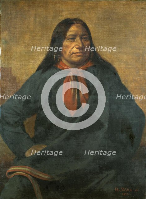 Spotted Tail, 1877. Creator: Henry Ulke.