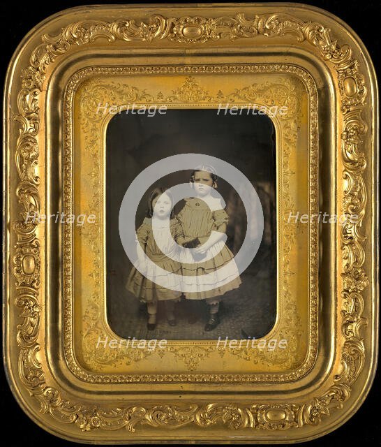 Two Girls, 1851-52. Creator: Unknown.