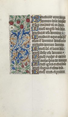 Book of Hours (Use of Rouen): fol. 41v, c. 1470. Creator: Master of the Geneva Latini (French, active Rouen, 1460-80).