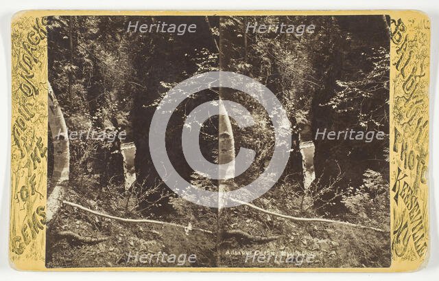 Ausable Chasm - Mystic Gorge, late 19th century. Creator: Baldwin Photo.