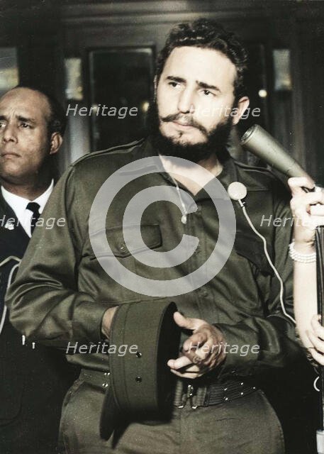 Fidel Castro, Cuban revolutionary leader, c1956-1965.  Creator: Unknown.