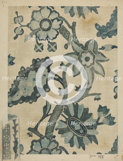 Resist Print, c. 1937. Creator: Michael Trekur.