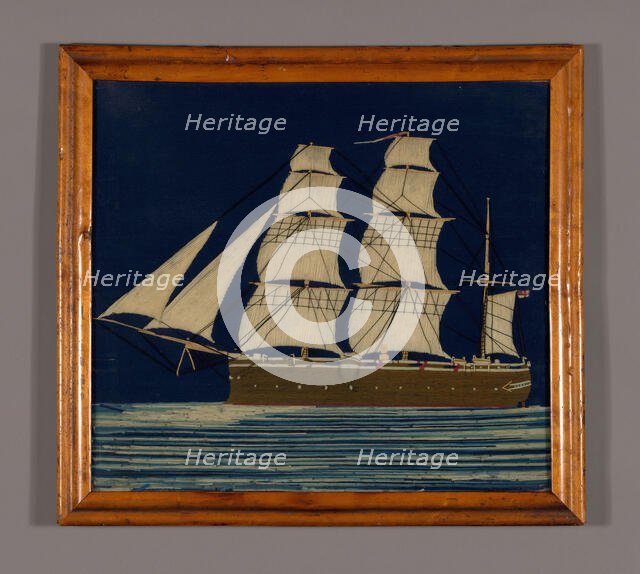 Picture (Needlework), England, 1825/75. Creator: Unknown.