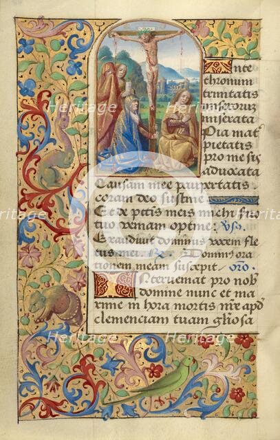 Crucifixion; Poncher Hours, about 1500. Creator: Master of the Chronique Scandaleuse.