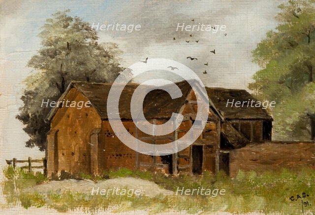 Sheepcote Barn Chapel House Farm, 1891. Creator: Colin A Standley.