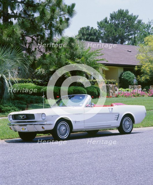 1966 Ford Mustang Convertible. Artist: Unknown.