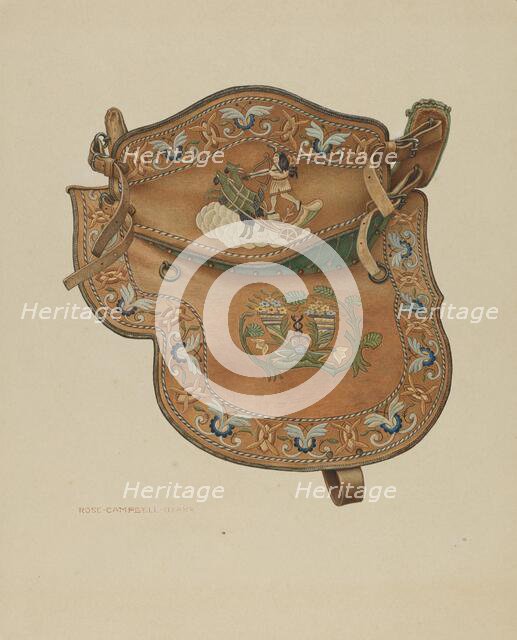 Saddle, 1935/1942. Creator: Rose Campbell-Gerke.