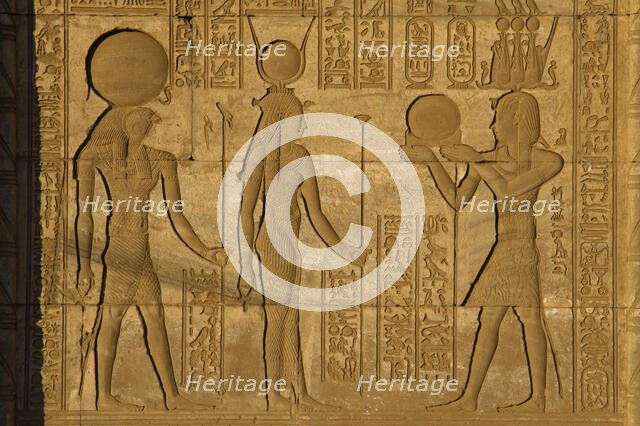 Roman Birth House of Mammisi, Temple complex, Dendera, Egypt, 68-117 AD.  Creator: Unknown.