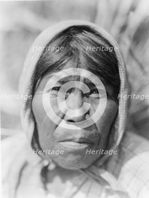 A Cupeño woman, c1924. Creator: Edward Sheriff Curtis.