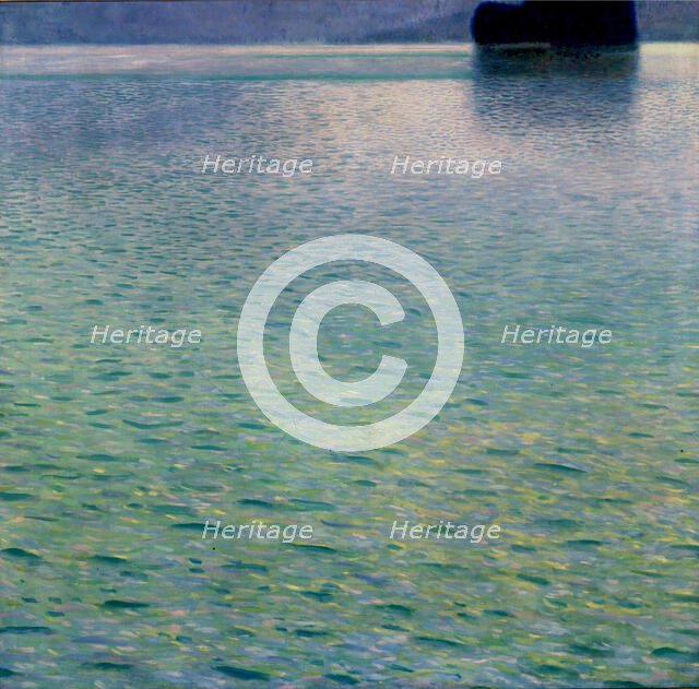 Island in the Attersee, 1901. Creator: Klimt, Gustav (1862-1918).