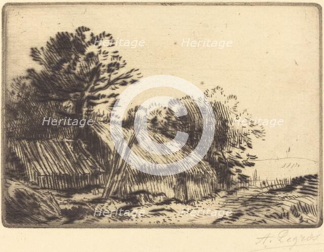 Rustic Scene (Scene rustique). Creator: Alphonse Legros.