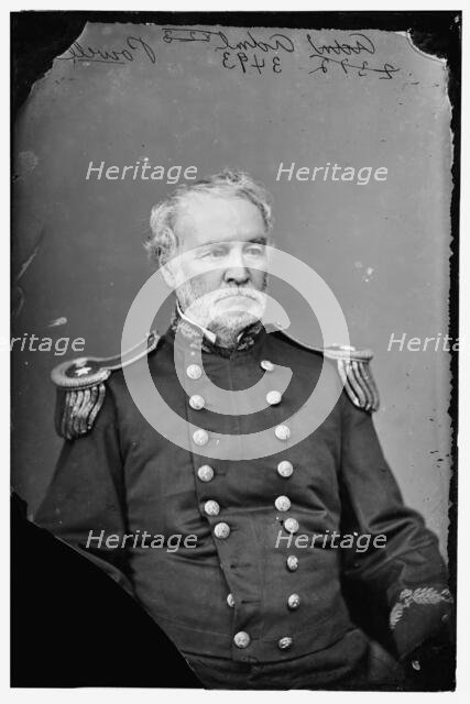 Admiral Levin M. Powell, between 1870 and 1880. Creator: Unknown.