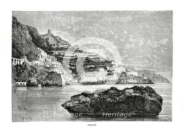 Amalfi, Italy, 1879. Artist: Charles Barbant