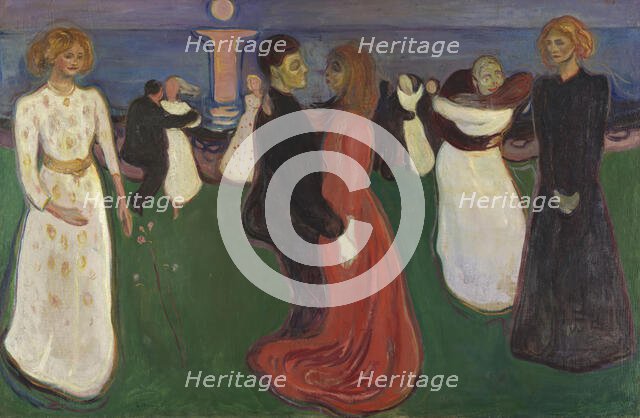 The Dance of Life, Started 1899, finished 1900. Creator: Edvard Munch.