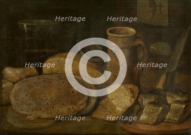 The Poor Man's Meal, 1607. Creator: Francken, Hieronymus II  .