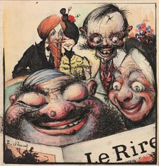 Cover design for the Le Rire magazine, 1896. Creator: Rochel, Clément (1863-1919).