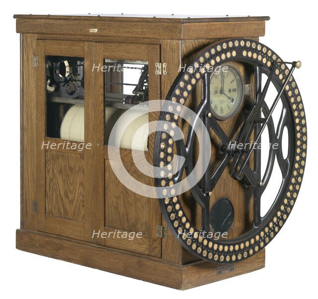 Time clock from the R. H. Boyd Publishing Corporation, ca. 1912. Creator: International Time Recording Company.