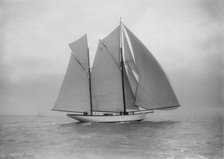 The 96 ft ketch 'Julnar', 1912. Creator: Kirk & Sons of Cowes.