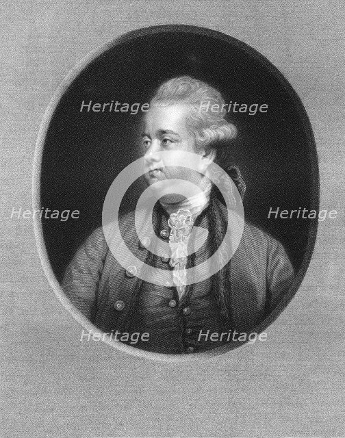 Edward Gibbon, 18th century British historian, (1836).Artist: W Holl