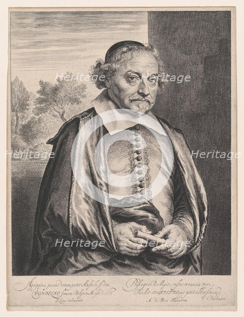 Joost van den Vondel, 17th century. Creator: Jan Lievens.