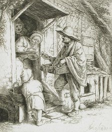 The Spectacle Seller, c1646. Creator: Adriaen van Ostade.