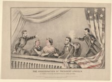 The Assassination of President Lincoln at Ford's Theatre, Washington D.C., April 14th, 1865, 1865. Creator: Currier and Ives.