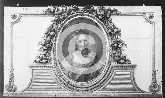 Woman with a mask (one of a set), 1770-90. Creator: French Painter , ca. 1775 .