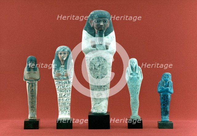 Egyptian Ushabtis. Artist: Unknown