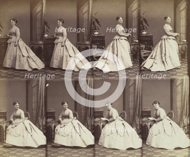 Esther David, 1866. Creator: André-Adolphe-Eugène Disdéri.