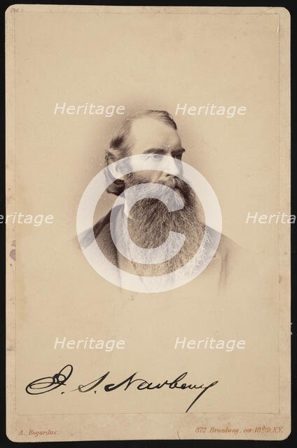 Portrait of John Strong Newberry (1822-1892), Between 1876 and 1887. Creator: Abraham Bogardus.