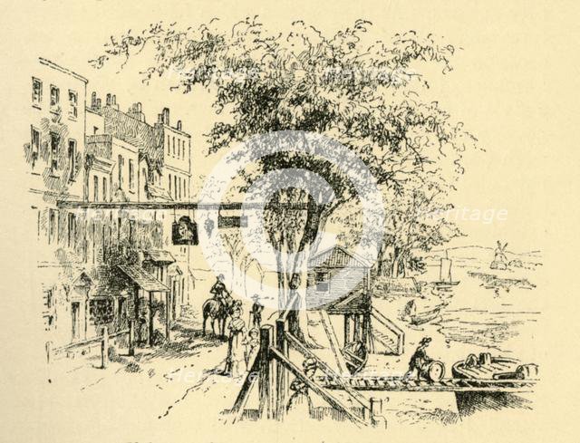 'Chelsea at that time was a riverside village', (1907).  Creator: Unknown.