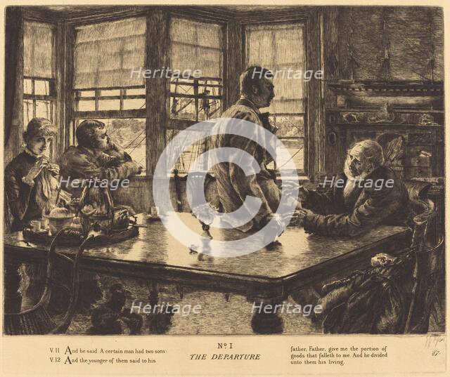 The Departure, 1882. Creator: James Tissot.