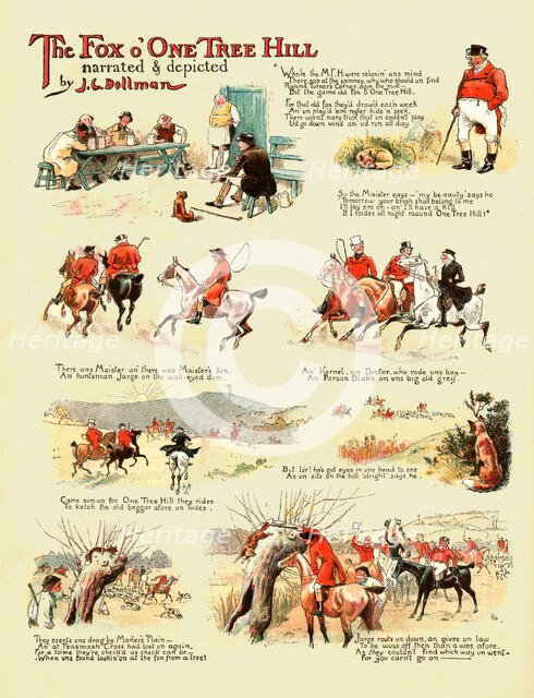 ''The Fox o'One Tree Hill, part one', 1890. Creator: John Charles Dollman.