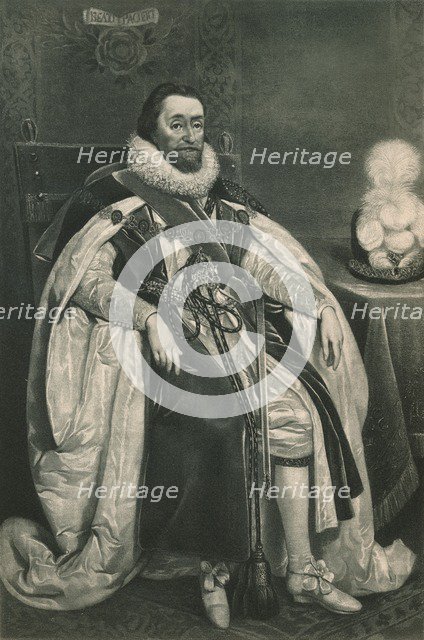 'King James I and VI.', 1603, (1904). Artist: Paulus van Somer.