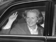 Margaret Thatcher leaving Buckingham Palace after being received by the Queen, 4th May 1979. Artist: Unknown