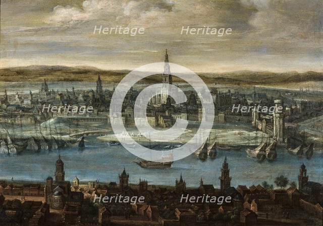 View of Seville, 1610-1620. Creator: Caullery, Louis, de (ca 1580-1621).