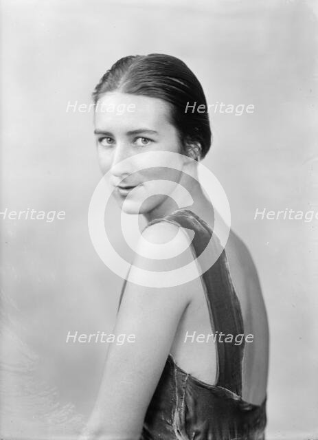 Emily Y. Blandford - Portrait, 1933. Creator: Harris & Ewing.
