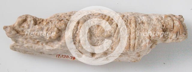 Relief Fragment with Floral Design, Coptic, 6th-7th century. Creator: Unknown.