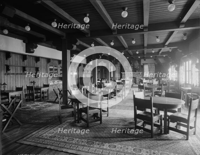 The Grill room, Paul Smith's casino, Adirondack Mountains, between 1900 and 1905. Creator: Unknown.