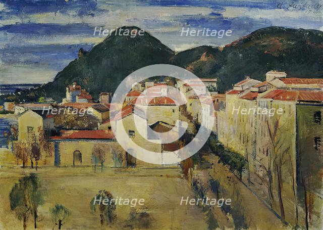Ajaccio, 1926. Creator: Anton Faistauer.