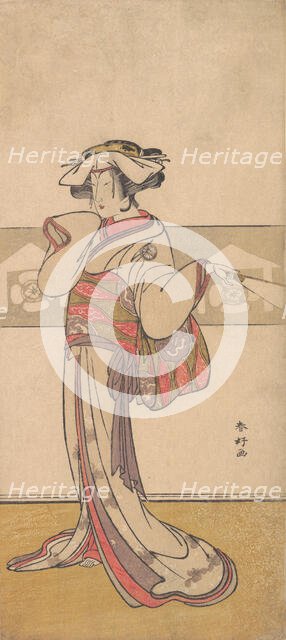 Segawa Kikunojo III in the Role of Oiso no Tora, ca. 1790. Creator: Katsukawa Shunko.