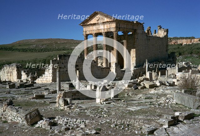 Capitol of Dougga, 2nd century. Artist: Unknown
