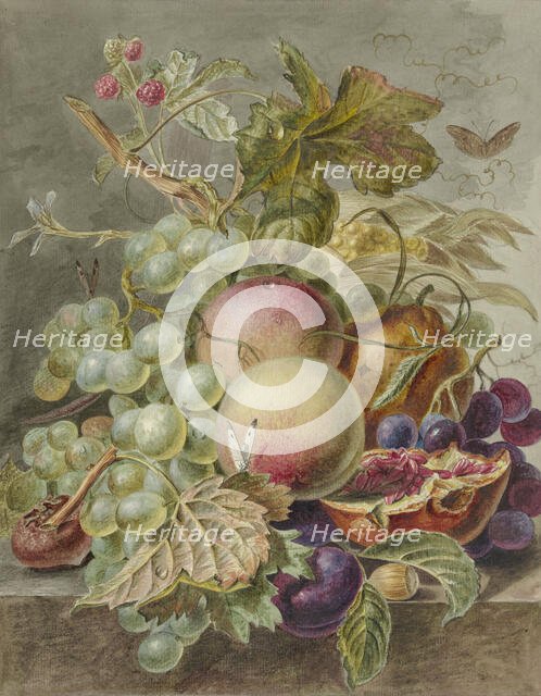 Still life with fruits, 1779-1808. Creator: Jan Evert Morel.